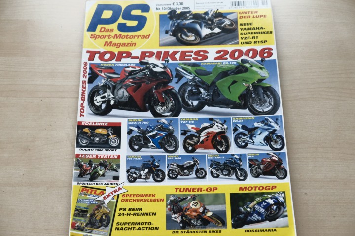 Deckblatt PS Sport Motorrad (10/2005)